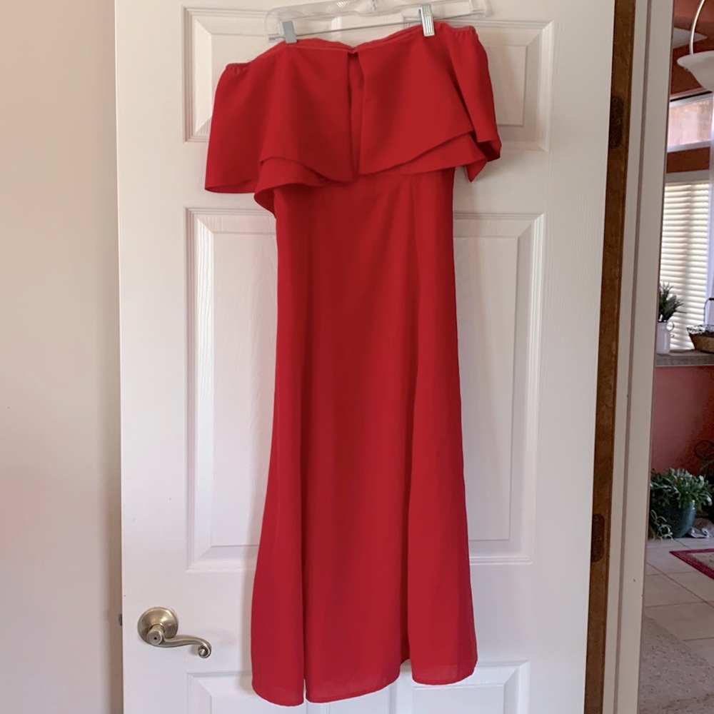 Red dress